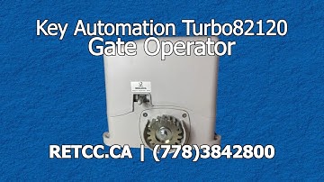 How to Install the Sliding Gate Operator TURBO82120 Key Automation provided by Royal Gates in Canada
