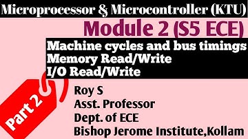 Module 2 | Part 2 | Microprocessor and Microcontroller | S5 ECE KTU
