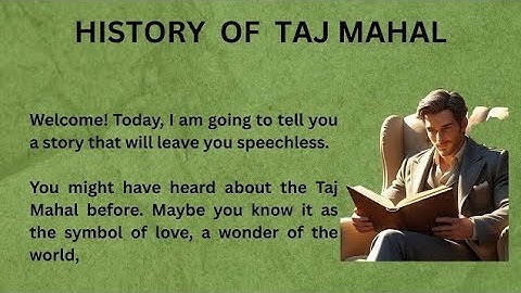 History of Taj Mahal || Learn English Through Story Level 3🔥 || Graded Reader & Listening Practice