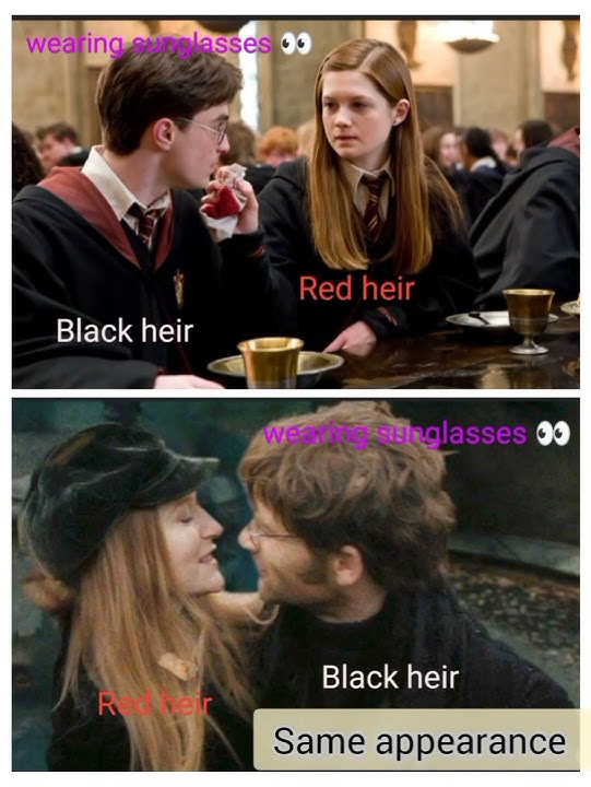 The same couple ❤ | #harry & ginny | #james & lily | #harrypotter 🥰😍