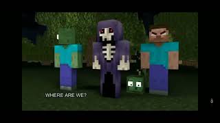 I reacts to RIP wither skeleton vs siren head Minecraft Animation