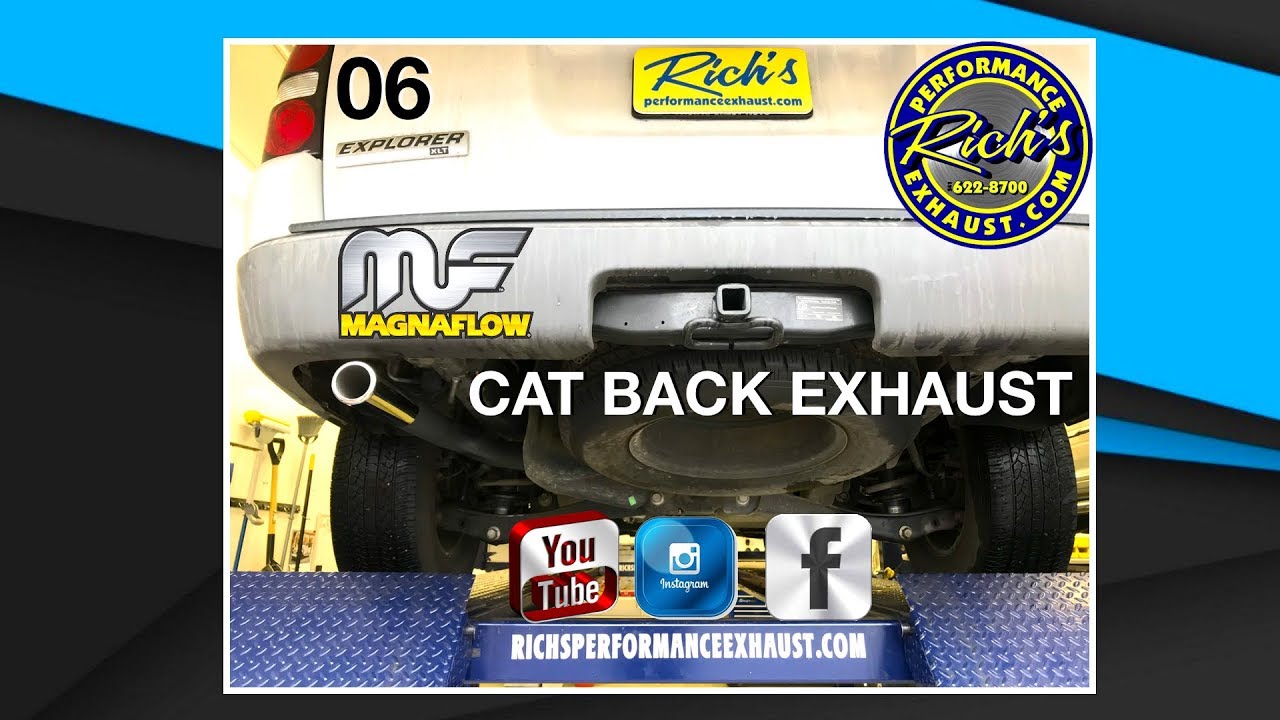 06 Explorer 4.0 Magnaflow Cat Back Exhaust By Rich's YouTube