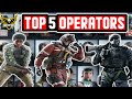 THE Top 5 Operators in 2021 Steel Wave - Rainbow Six Siege
