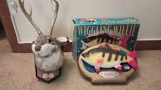 Jake the singing Jackalope and Christmas Wiggling Willie (YES DADE GAVE IT BACK)
