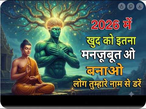 2026 में खुद को इतना मजबूत बनाओ | लोग तुम्हारे नाम से डरें |2026 Power: A Name People Fear | Budhha