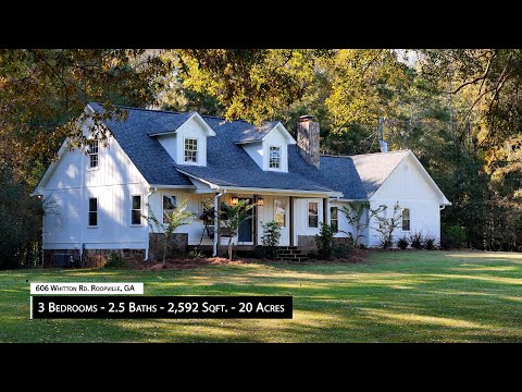 606 Whitton Rd., Roopville, GA home video tour