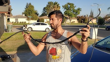 How to relocate your Rx8 Battery Part 1! Factory battery harness alterations and setup!