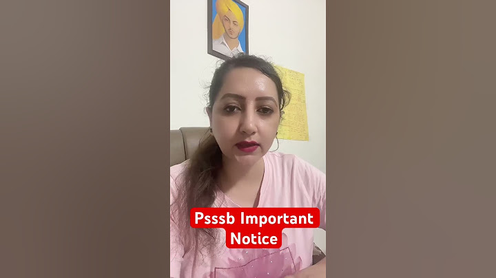Psssb Important Notice #psssbexams #gillzmentor #naib_tehsildar