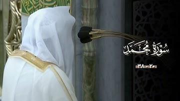 صلاة الفجر من المسجد النبوي ١٤ ذو القعدة ١٤٤٣هـ للشيخ خالد المهنا | أواخر سورة محمد ( ٢٠ - ٣٨ ) .