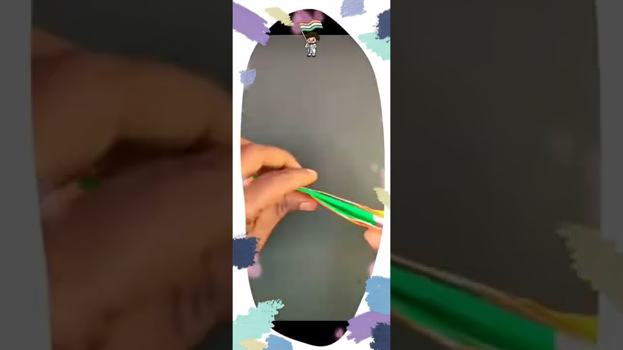 independence day special | tricolour flower 🇮🇳