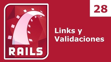 Tutorial Ruby on Rails 28: Links y validaciones