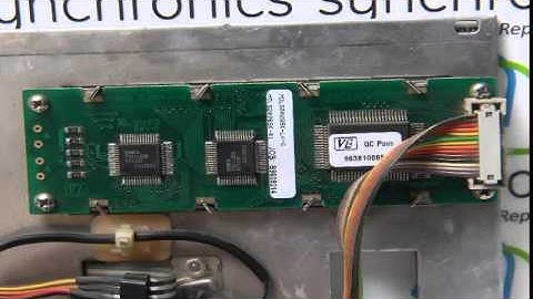 Fohrenbach - Positionier-Systeme UNIPOS 110 Display Keypad Repaired at Synchronics