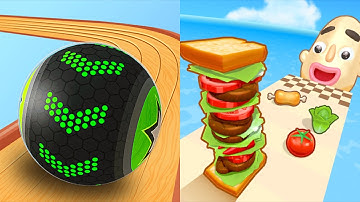 Going Balls, Sandwich Runner, Ball Run 2048 Infinity, Coin Rush Speedrun Gameplay All Levels Ep 2