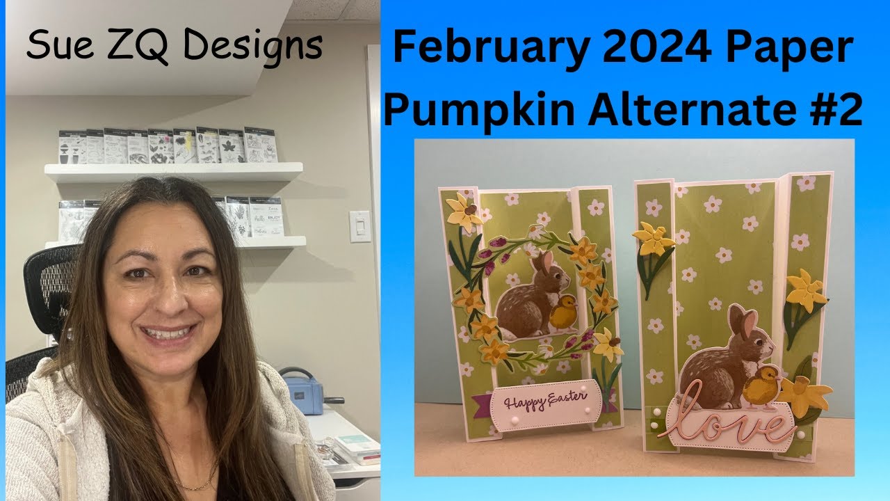 Fun fold alternate for February Paper Pumpkin 2024, Stampin’ Up! - YouTube