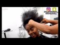 Silk Press on DAMAGED NATURAL HAIR. SHOULD WE HAVE CUT MORE???! Cyn Doll Lost files