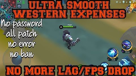 HOW TO FIX FPS DROP IN MOBILE LEGENDS | SMOOTH MAP CONFIG | WESTERN EXPANSE v1