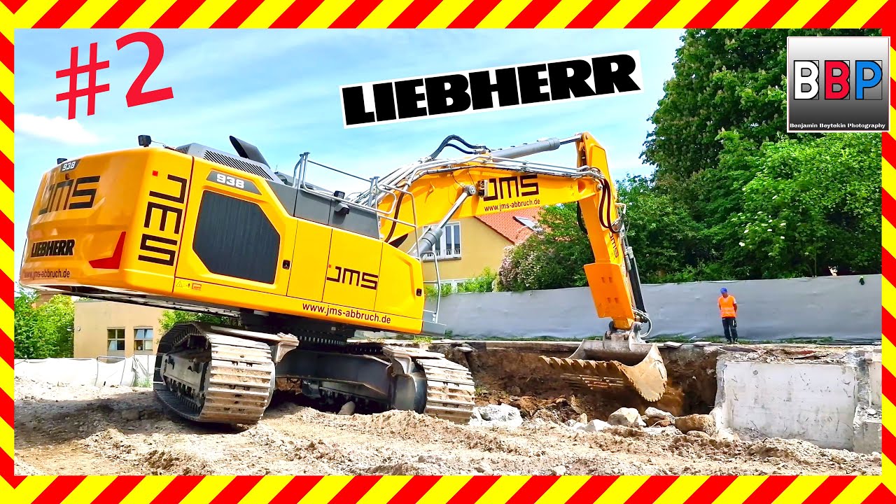 💪 Liebherr R 938 💪 Abbruch Wohnheim, Waiblingen, 17.05.2022. #2