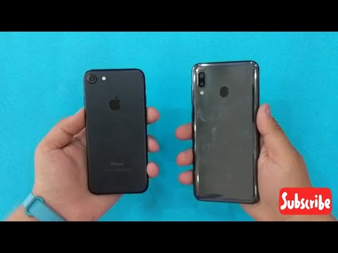 Samsung Galaxy A20 vs iPhone