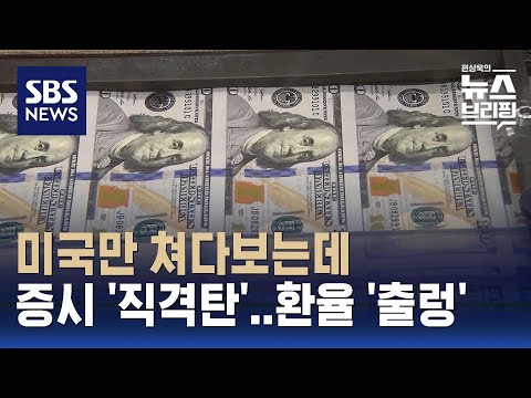 미국 금리 지연설에 환율 &#39;심리적 저지선&#39; 돌파…전 재무장관은 &#39;인상론&#39;까지 / SBS / 편상욱의 뉴스브리핑