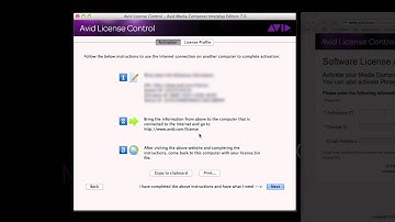 Survival Guide ‒ Media Composer® 7 Indirect Activation (no Internet Connection) ‒ Avid®
