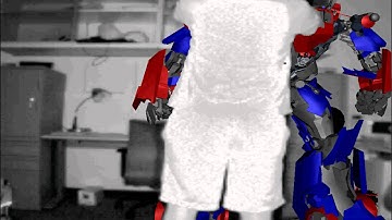 AR Occlusion with TOF depth and intensity image