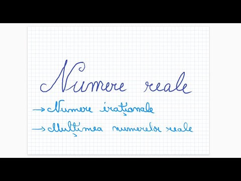 Video: Ce Sunt Numerele Reale