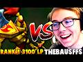 THEBAUSFFS FACES RANK 1 3100 LP KAYLE WITH HIS SION (CRAZY GAME VS DESPERATE NASUS)