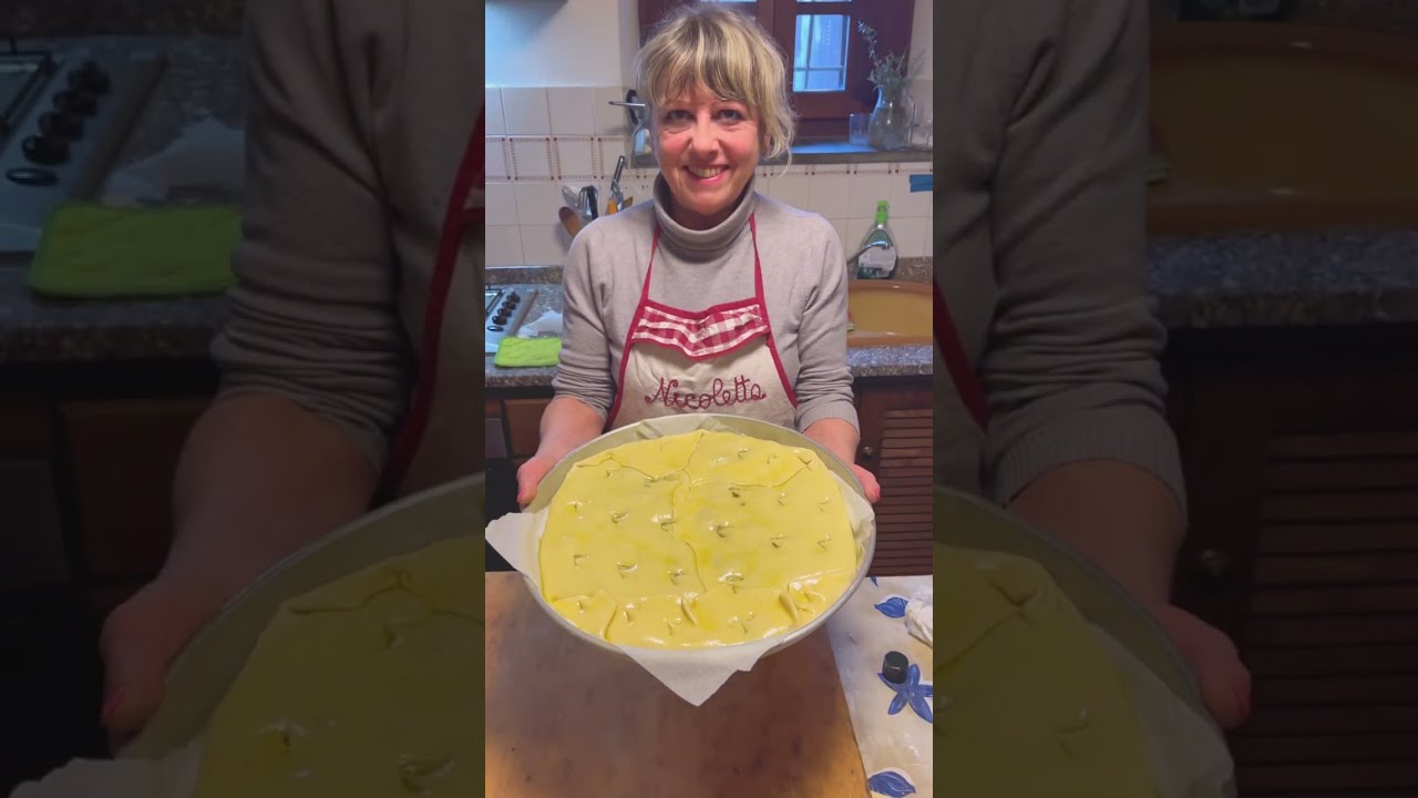 La torta di carciofi cotta nei testi