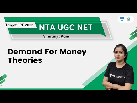 Demand For Money Theories | NTA UGC NET | Simranjit Kaur