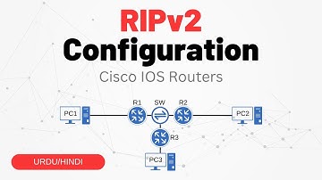 LAB-3: RIPv2 Configuration Tutorial with Three Routers and Three Systems | Urdu/Hindi