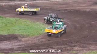 Автокросс  День Победы 2014  1-полуфинал газ 53