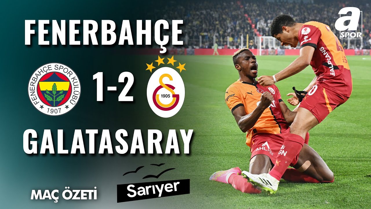 Fenerbahçe 1-2 Galatasaray | MAÇ ÖZETİ | Ziraat Türkiye Kupası Çeyrek Final Maçı | 02.04.2025