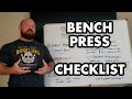 What's REALLY Important for Building a Big Bench  - Bench Press Checklist: Exercises & Programming
