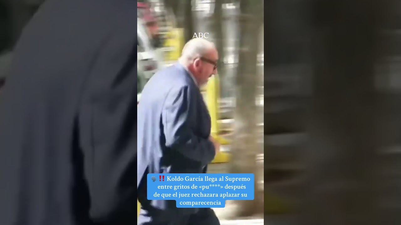 KOLDO GARCÍA llega al TRIBUNAL SUPREMO para declarar ante el JUEZ