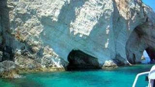 Blue caves in Zakynthos
