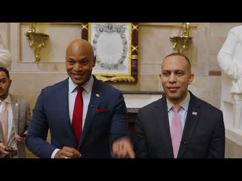 Leader Jeffries and Governor Moore Speak to Press