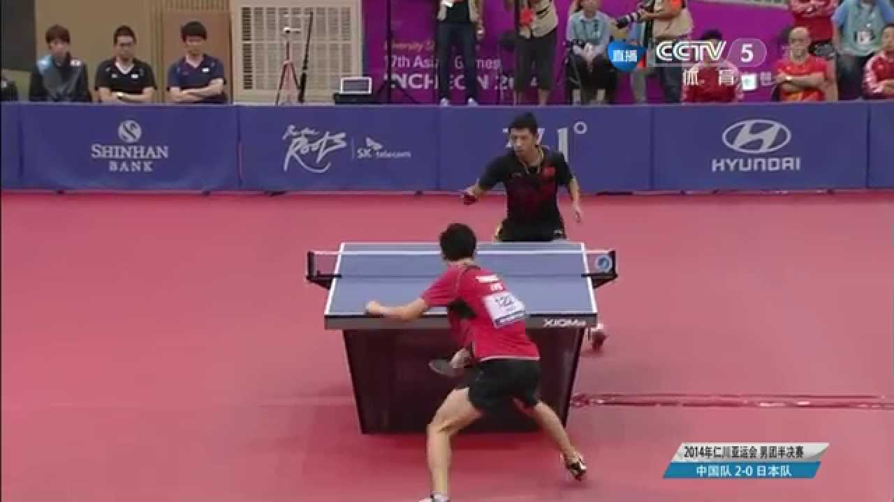 2014 Asian Games MT-SF CHN-JPN (3) Zhang Jike - Yuto Muramatsu (full match|short form in HD)
