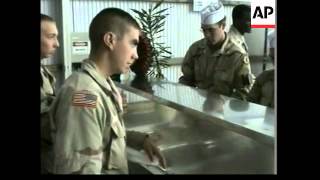 US soldiers serving in Tikrit celebrate Thanksgiving