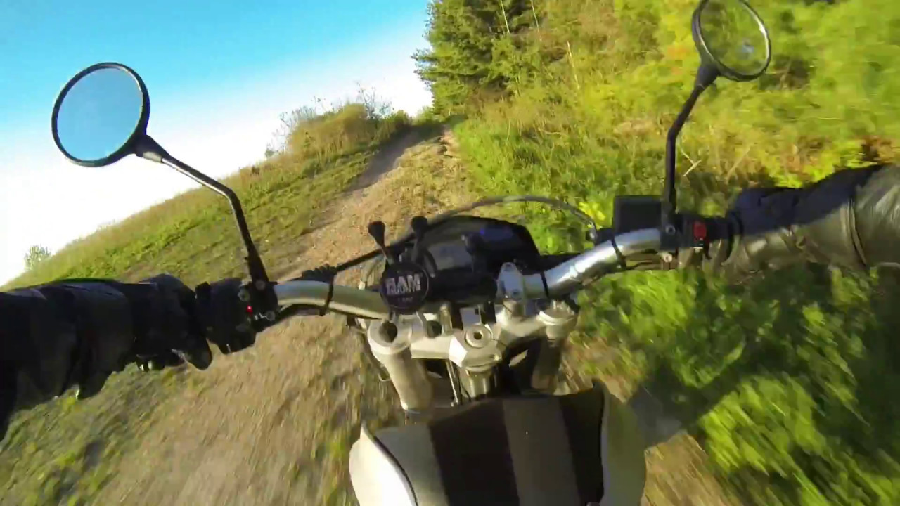 BMW G650 Xmoto off road with a near crash YouTube