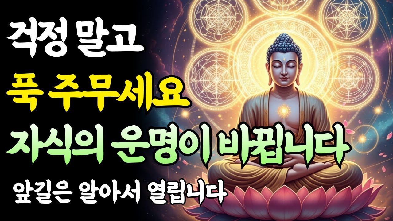 매일 밤 틀어놓고 자면 자식의 앞길이 훤히 열립니다｜부처님 말씀｜자손번창 수면기도｜지장보살