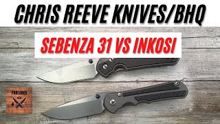 Chris Reeve Knives Sebenza 31 VS Inkosi BladeHQ Exclusives Pocketknife. Fablades Full Review