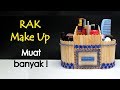 Rak Make Up cantik dari Stik Es Krim ! Muat banyak ! Kreasi stik es krim