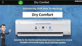 Samsung WindFree Air Conditioner |  Dry Comfort Mode