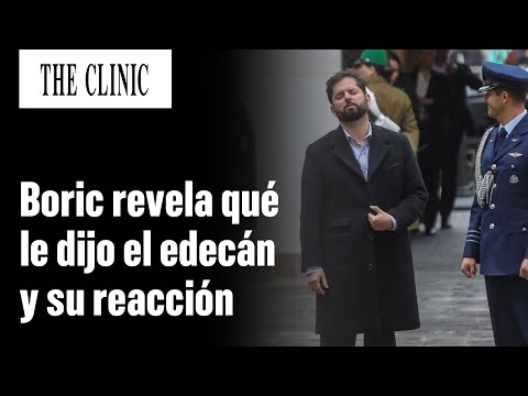 Boric revela qué le dijo el edecán en imagen que se hizo viral