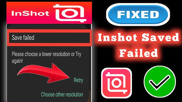 Fix InShot Save Failed Problem | InShot Video Not Saving Solution 2025