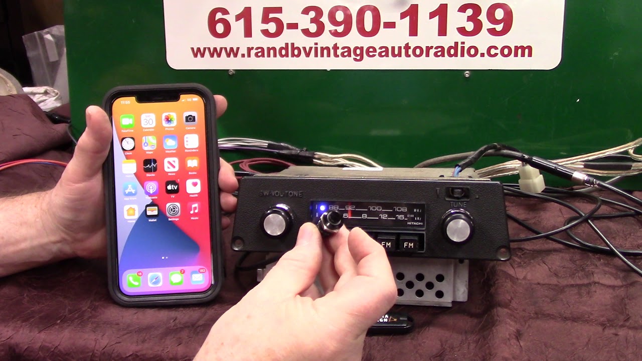 1973 Datsun 240Z original AM/FM radio - YouTube