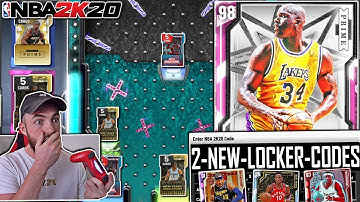 2 *NEW* FREE LOCKER CODES 2K20 + TTO w/ PINK DIAMOND SHAQUILLE O