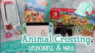 Nintendo Switch Animal Crossing Edition - Unboxing & Haul