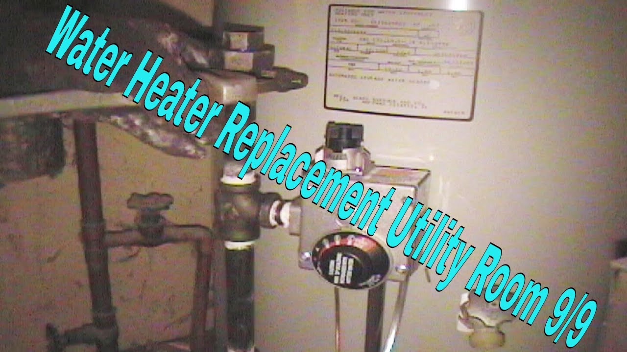 Water Heater Install In Utility Room 9 of 9 👍👍👍
