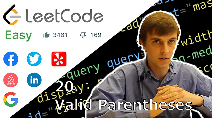 LeetCode 20. Valid Parentheses Solution Explained - Java